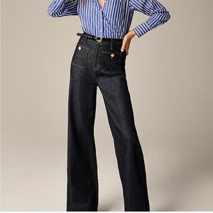 J. Crew Trouser Wide-Leg Jeans